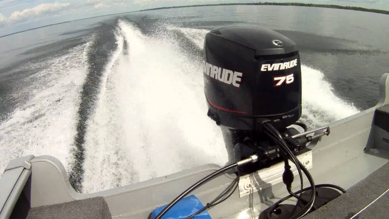 Evinrude 75 HP Outboard Motor for Mid-Size Boats