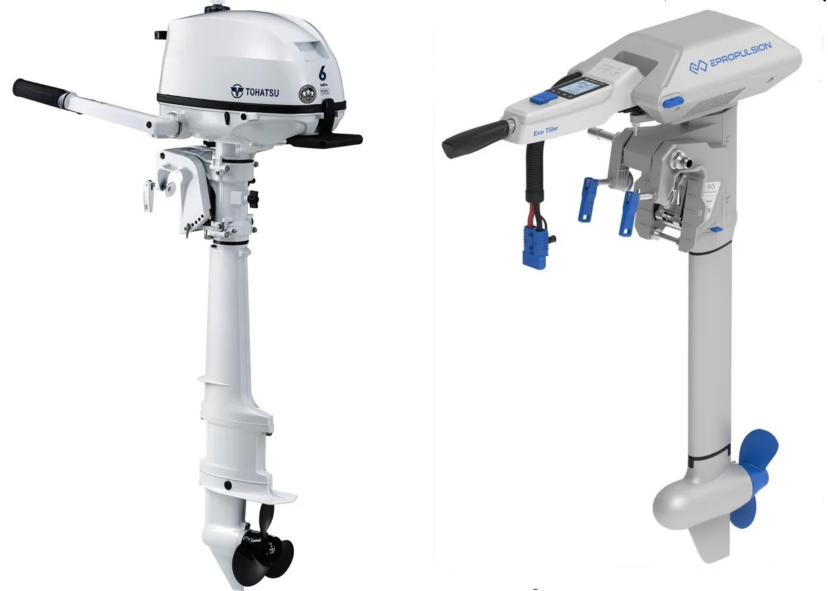 Electric vs Honda Gas Outboard Engines 2