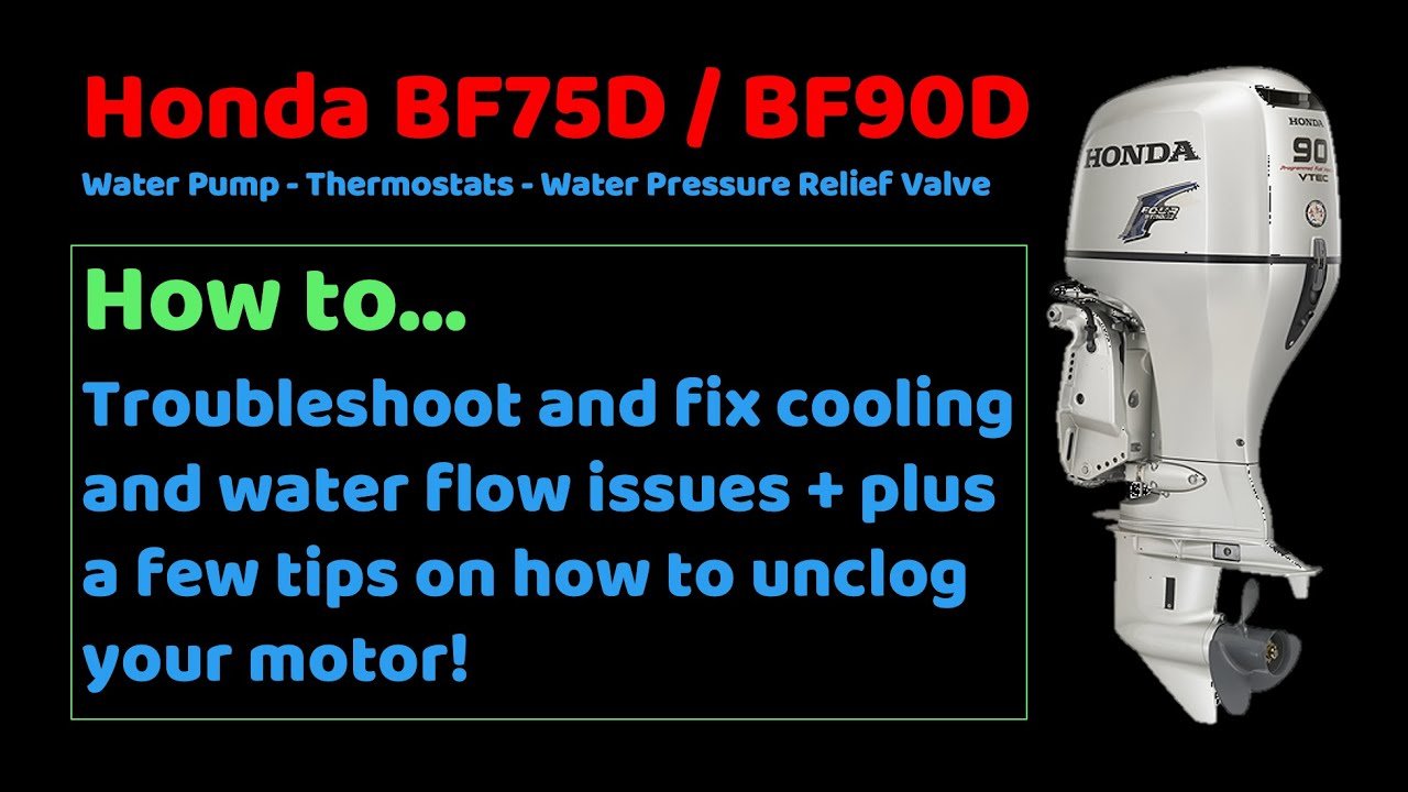 Honda Outboard Engine Cooling System Maintenance 2